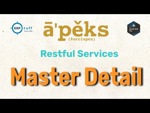 Oracle APEX Master-Detail