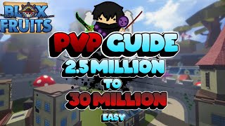 COMPLETE PVP GUIDE | HOW TO GET 30M BOUNTY FAST (Blox Fruits)