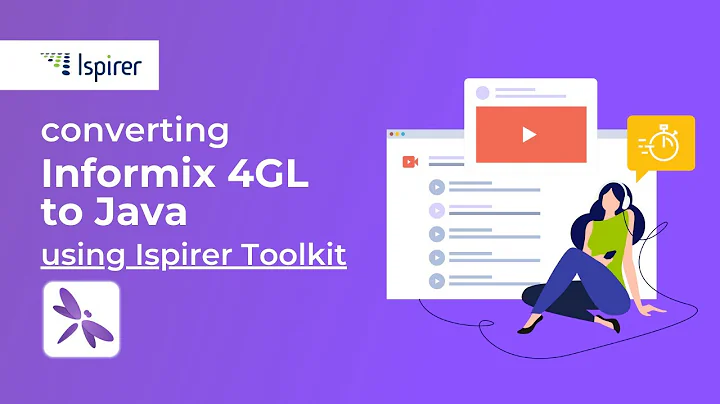 Using Ispirer Toolkit to Convert Informix 4GL to Java | Step-by-Step Video Tutorial