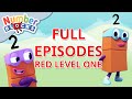 Numberblocks - Red Level One | Full Episodes 13-15 | #HomeSchooling | Learn to Count #WithMe