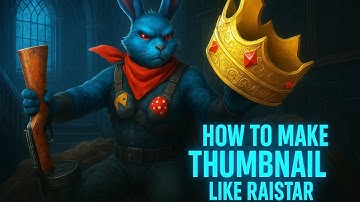 How to Make Free Fire Thumbnail Like Raistar | Pro Gaming Thumbnail Tutorial