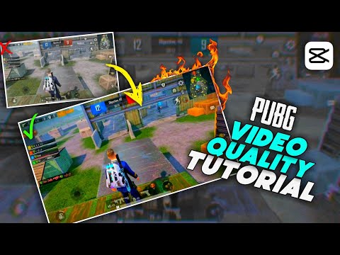 Pubg Quality Tutorial | Capcut Pubg Video Quality Tutorial |OMG 😯 4k quality | sahib editx