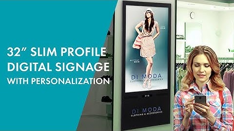 Slim 32" Non-Touch Digital Signage | Displays2go®