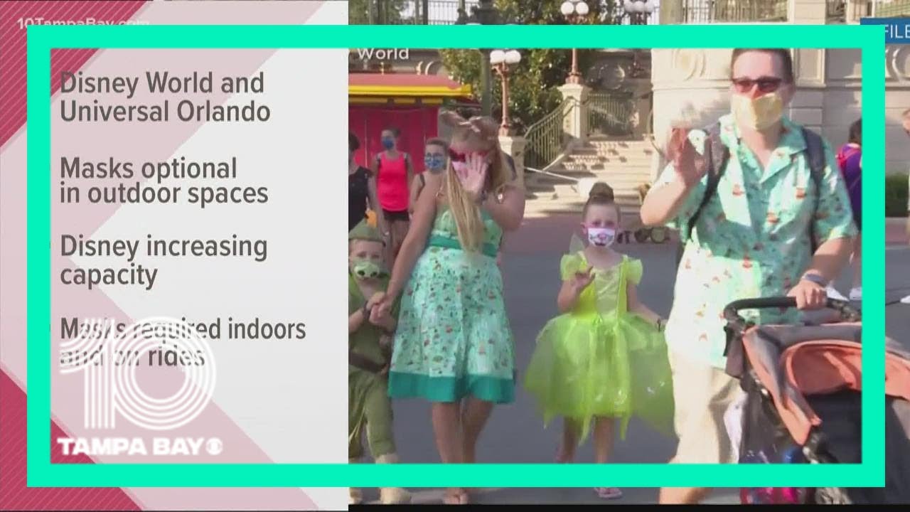 Disney World makes masks optional in outdoor common spaces