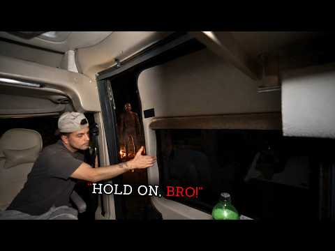 Trapped Inside the Camper During a Blizzard With Unwanted Company