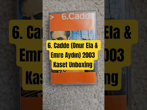 6.Cadde — 6. Cadde (Onur Ela & Emre Aydın) 2003 Kaset Unboxing