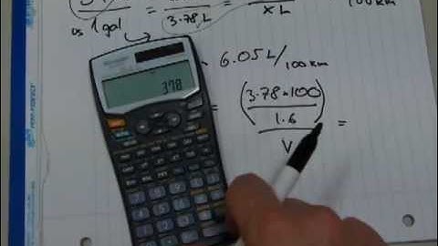 Convert fuel economy figures (L/100km and mi/gal)