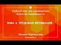 Тема 4. Трудовая мотивация (фрагмент)