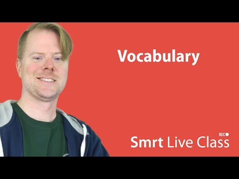 Vocabulary - Upper-Intermediate English With Neal #17