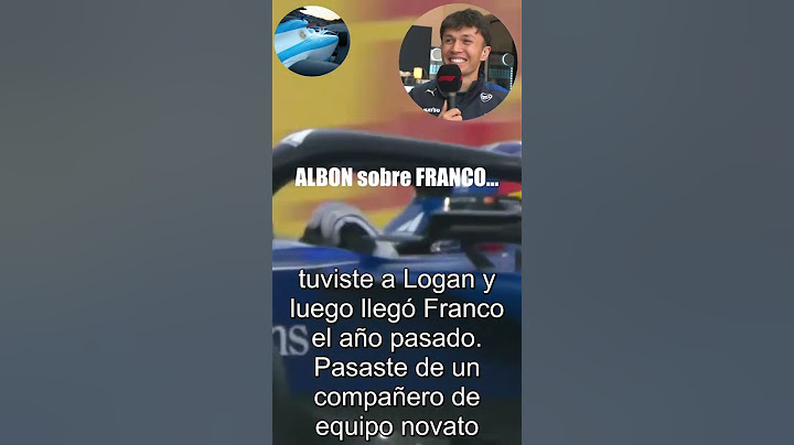 ALBON Sobre FRANCO COLAPINTO #francocolapinto #colapinto #alpinef1 #alpinef1team #f1 #albon #alpine