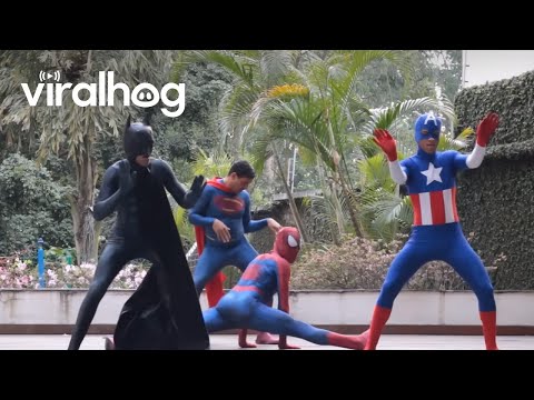 Superheros with Killer Dance Moves || ViralHog