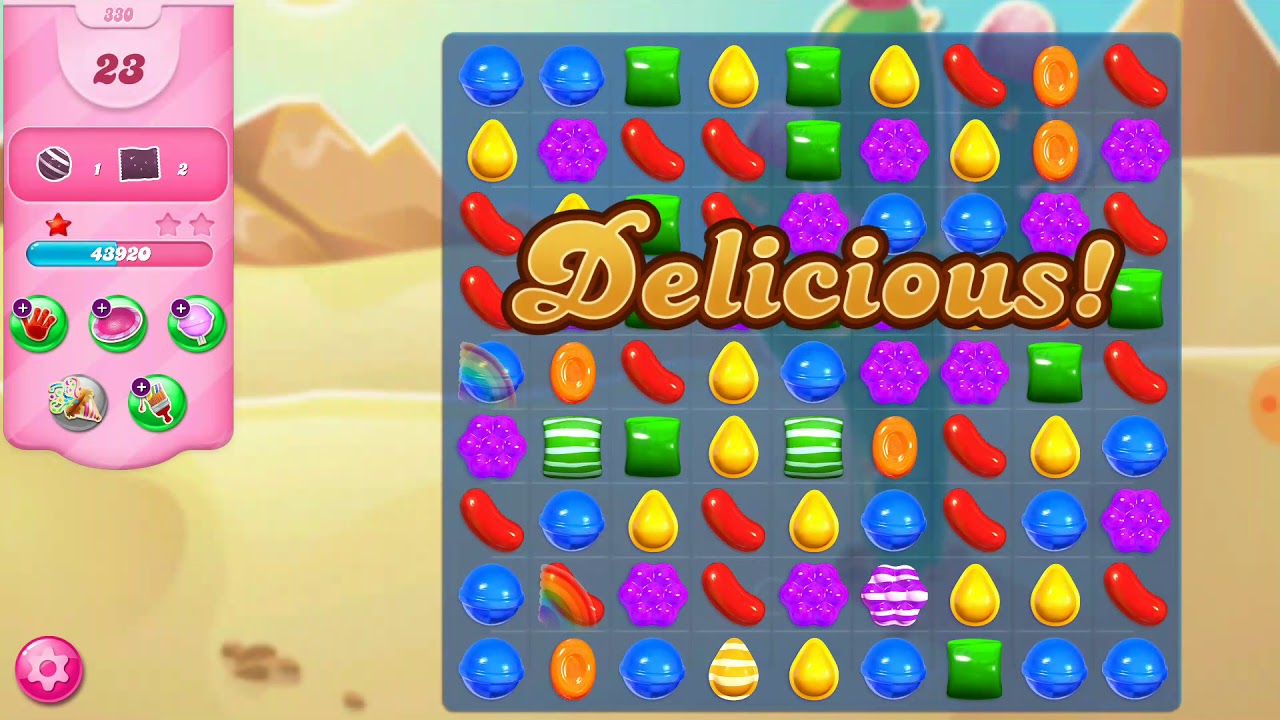 Candy Crush Saga Level 330 - YouTube