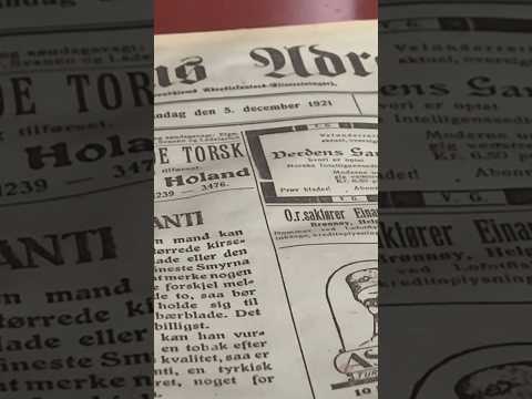 جريدة من عام 1921 5  1921  