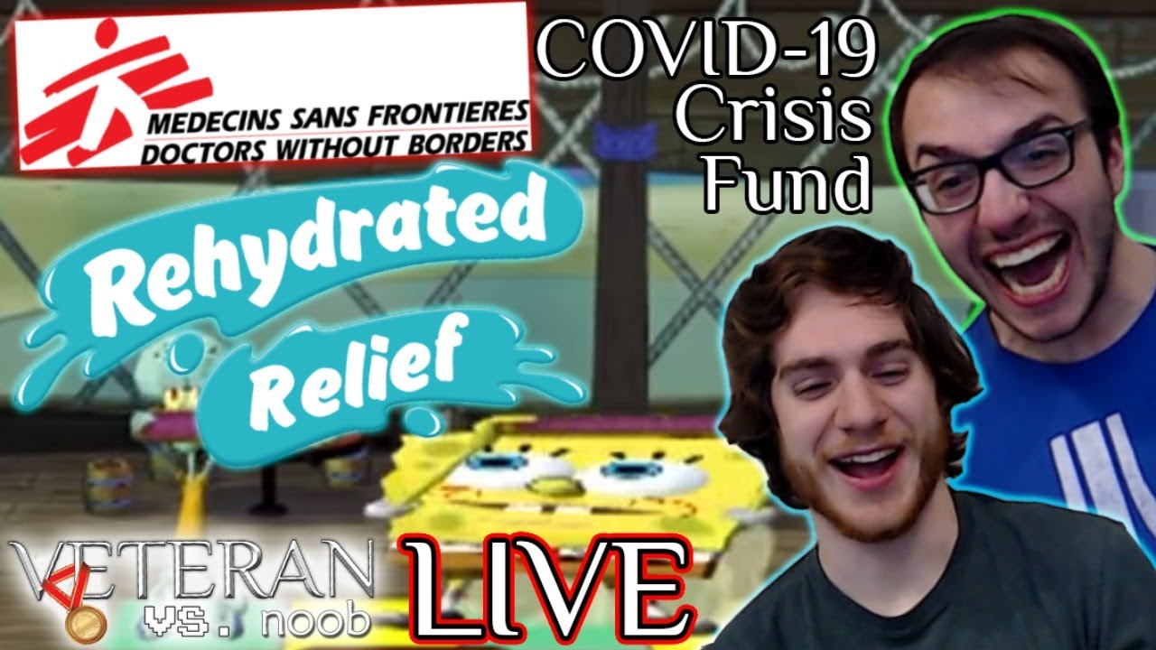 Rehydrated Relief for Doctors without Borders Charity Stream! | Veteran Vs. Noob LIVE