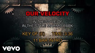 Maximo Park - Our Velocity (Karaoke)