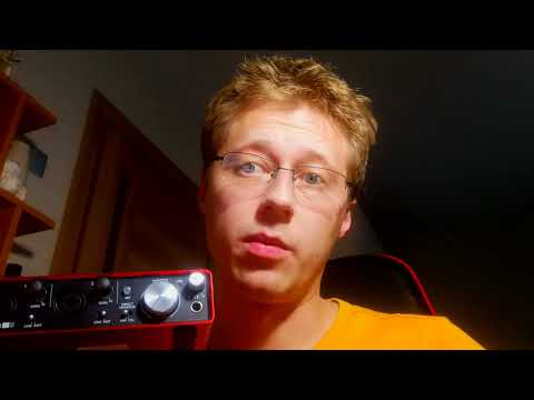 Как подключить звуковую карту (Focusrite Scarlett 2i2 2nd Gen)