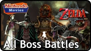 The Legend of Zelda: Twilight Princess HD: All Boss Battles and Mini-Boss Battles
