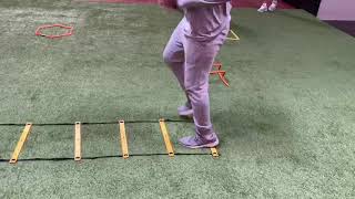Cross taps (ladder drills)