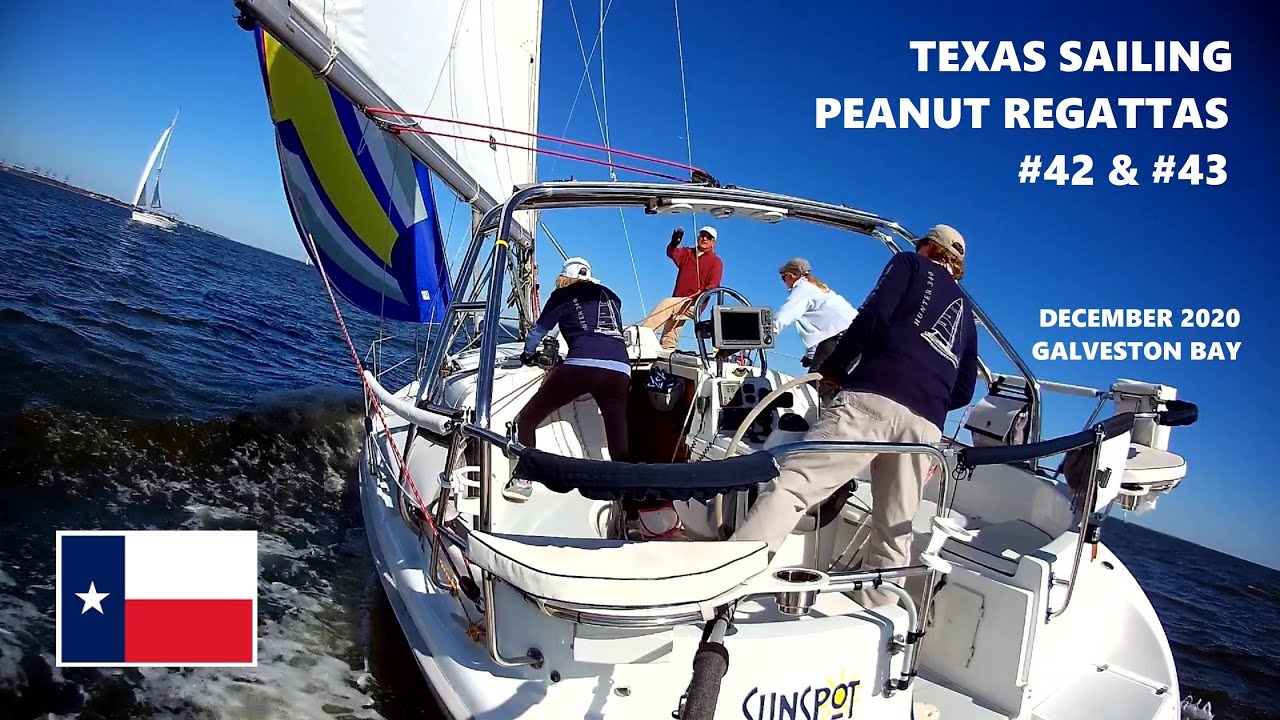 2020 Peanut Regattas #42 & #43 Highlights – Sailboat Racing on Galveston Bay