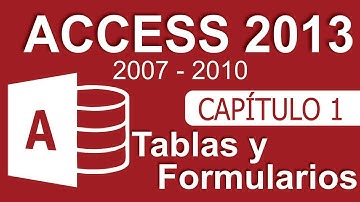 Curso de Access - Capitulo 1, Tablas y Formularios (Table - Form)