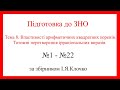 І.Я.Клочко. Тема 8. Арифметичний квадратний корінь.   №1 -№22