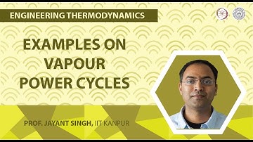 Examples on vapour power cycles