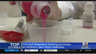 CVS, Walgreens limit purchases of children's pain-relief medicine