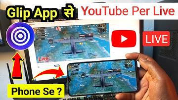 How to Live Stream on YouTube From Glip App | Mobile se live stream setting