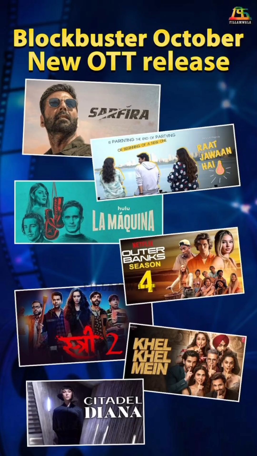 Blockbuster October: New OTT release | Must Watch movies | Fillamwala