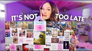 The world is falling apart, but I STILL made a vision board 🤍