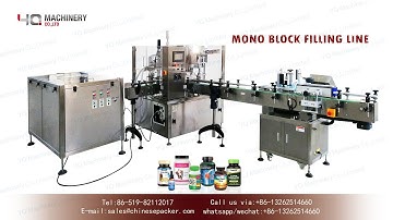 vial unscrambler rotary filler capper and sticker labeler machines|small bottle filling line