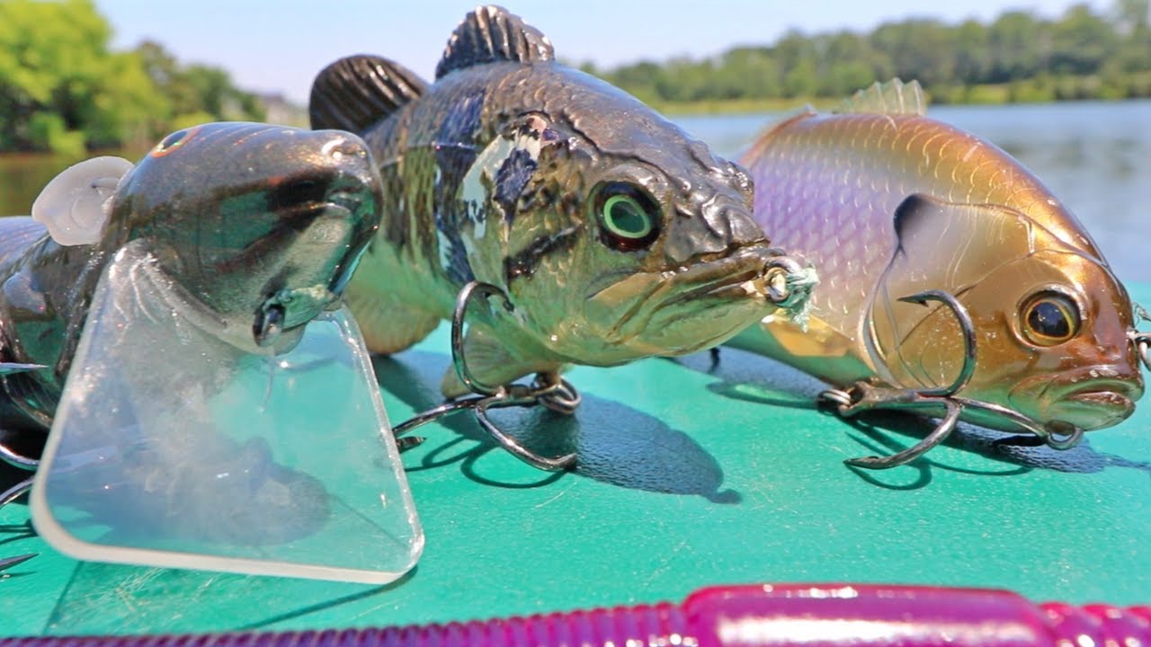 Surprising Catches Using BIG BAITS & Testing Custom Lures On Small Waters 