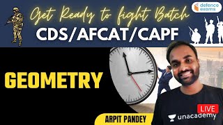 Get Ready to fight Batch CDS/AFCAT/CAPF - Geometry | Target CDS/AFCAT/CAPF 2021