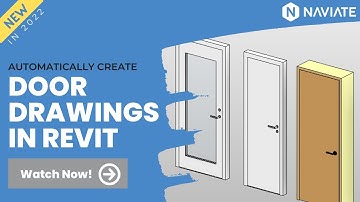 Automatically create door drawings in Revit using Naviate Architecture