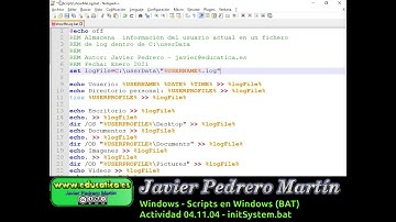 SSOO - Windows Scripts - Actividad 04.11.04 c) initSystem bat