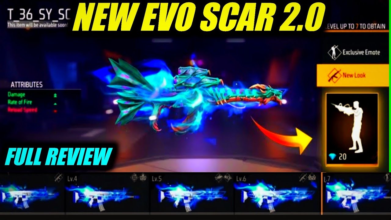 MONSTER RING EVENT EVO SCAR, FREE FIRE NEW EVENT, FF NEW EVENT TODAY, NEW  FF EVENT