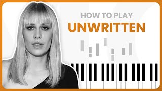 Unwritten (Natasha Bedingfield) - PIANO TUTORIAL (Part 1)