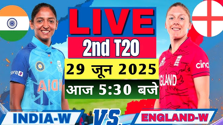 India Women vs England Women 2nd T20 MATCH Live | INDW vs ENGW 2025 | Live Cricket Match Today #live