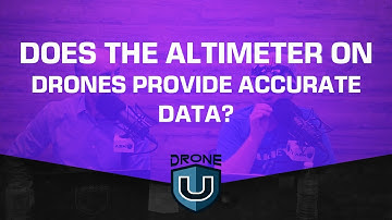 Does the Altimeter on Drones Provide Accurate Data?