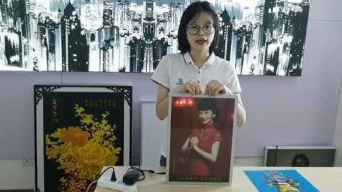 A3 ultra-thin dynamic advertising light box - change the animation effect operation