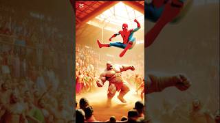 Spider-Man's Desi Wrestling Arena Wrestler #shorts #spiderman #Besaram pizza #Supergirl #marvel #mcu