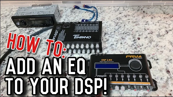 How to connect an Equalizer to your DSP! Timpano Audio TPT-EQ7 + PRV DSP 2.8x