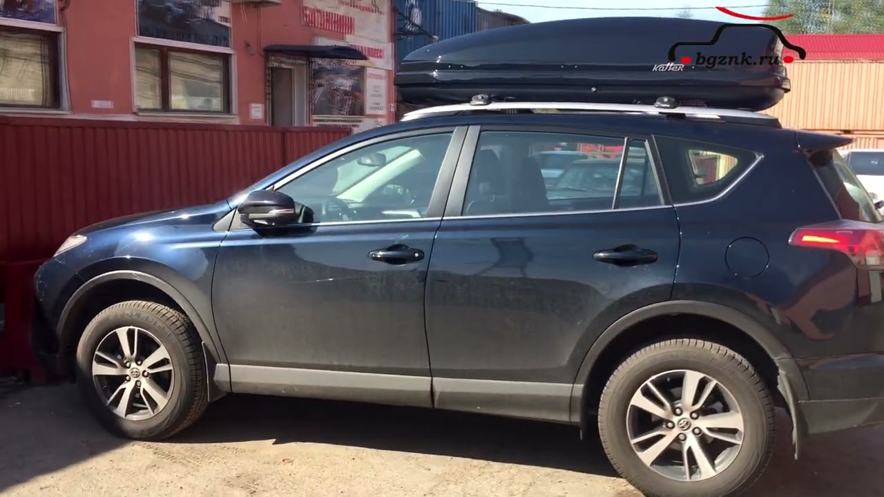 Toyota RAV 4 [2012 - н.в.]  IV с автобоксом Koffer A-480 чёрный глянцевый