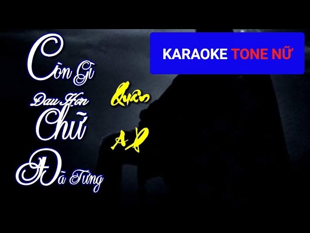 Còn Gì Đau Hơn Chữ Đã Từng [KARAOKE]