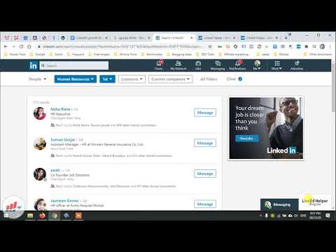 Bulk Connection removal in LinkedIn Profile