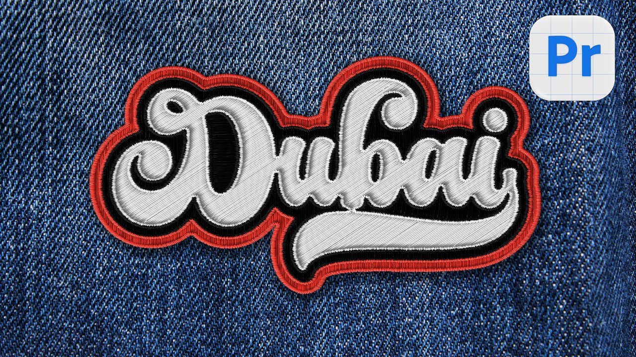 How to make Realistic Embroidery Patch Effect in Photoshop - NEW Filter Explained