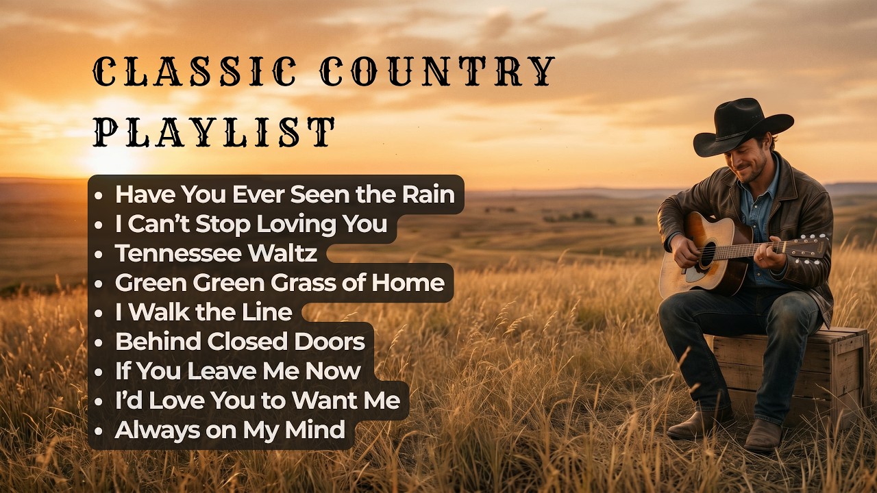I Can’t Stop Loving You, I Walk the Line, Tennessee Waltz - Country Song - 60s, 70s, 80s, 90s