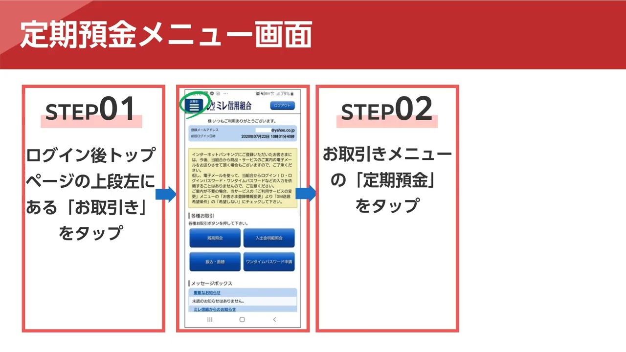 定期預金のことなら大阪市北区の金融機関【ミレ信用組合】