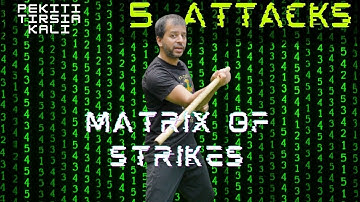 Take Control with the Matrix of Strikes - Pekiti Tirsia Kali 5 Attacks Explained