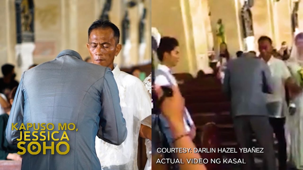 Groom sa cebu, nakunan ng litrato na mistulang pugot ang ulo?! | Kapuso Mo, Jessica Soho